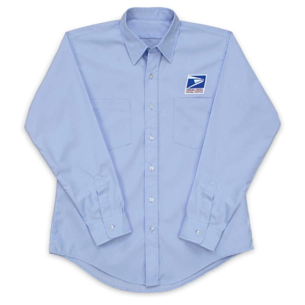 dress shirt carrier Men's Letter Carrier Long Sleeve Shirt