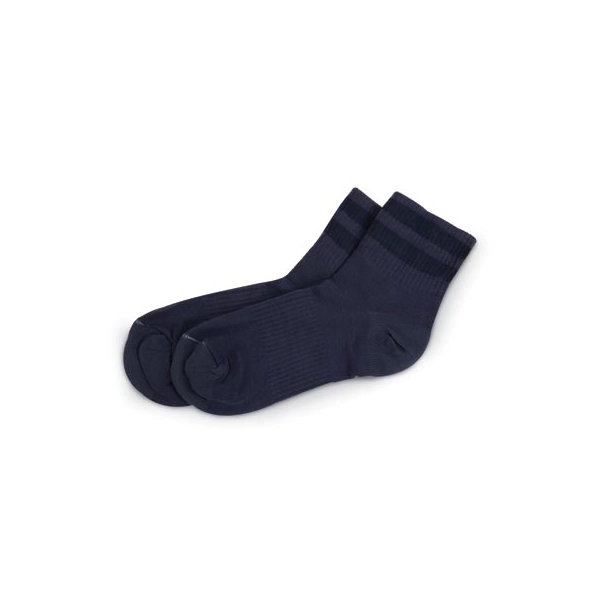 DESTINATION『US Natural Socks6'0-6'4』NAVY Navy Vertical Stripe | Team Color Athletic Casual Socks
