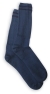 Navy Crew Socks with Postal Blue Stripes