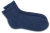Heavy Cushioned Blue Quarter Socks - 2 Navy Stripes