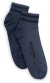 Wrightsock Quarter Socks Blue with Blue Stripes M-XL