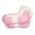Cancer Pink/White Mini Crew Sock Sizes: S, M, L