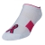 Cancer Ribbon-White Ankle Sock (Small & Medium)