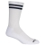 Wigwam Postal L/W White with Navy Stripes Crew Socks-Sizes: MED, LG, XL
