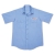 Men's USA Light Blue Short Sleeve Work Shirt