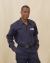 Men's Navy Long Sleeve Work Shirt