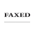 Faxed Black Pre-Inked Small Counter Stamp