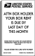 Box Holder Cards