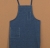 Bib Apron w/ One Upper Pocket, One Lower Pocket