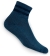 Blue Mini Crew Postal Sock with Blue Stripes