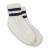 Thorogood Mini Crew Postal Socks White w Blue Stripes-3 Pk