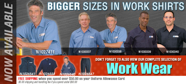 New Sizes in Work Clothes