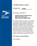 Uniform Vendor License